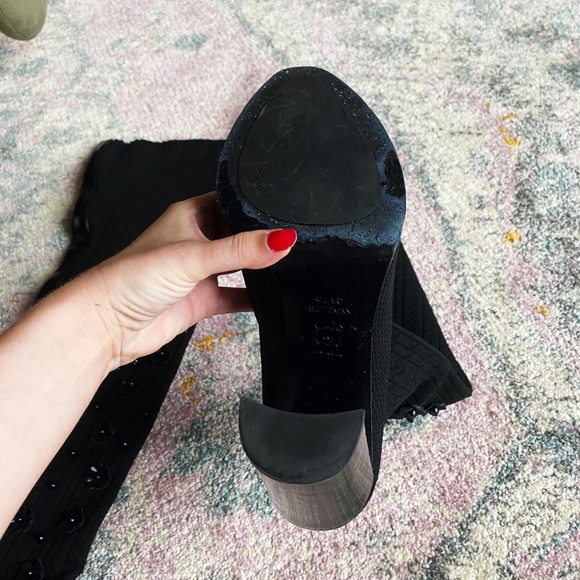 ❤️Stuart Weitzman Embellished Knit Over Knee Boots❤️ - Picture 5 of 5
